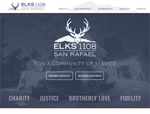 Tablet Screenshot of elks1108.org